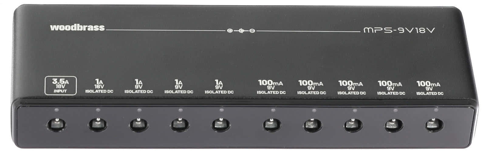 MPS-9V18V, Fonte De Alimentação Slim Para 9 Pedais