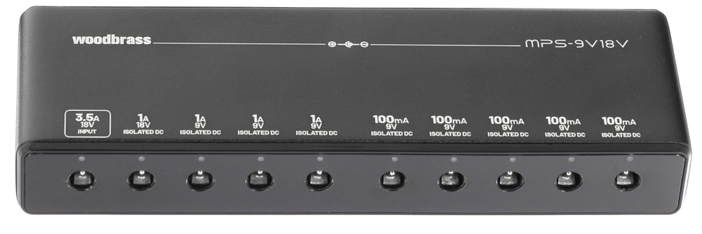 MPS-9V18V, Fonte De Alimentação Slim Para 9 Pedais