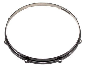 HDC3-14-8SBK - 14" 8 HOLES SNARE SIDE BLACK 3MM DIE CAST DRUM HOOP