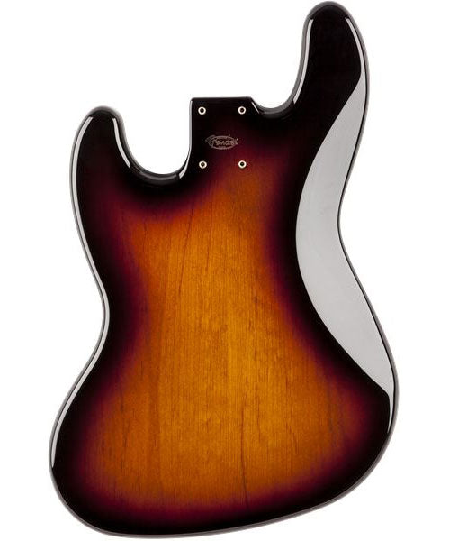 STANDARD JAZZ BASS CORPO EM AMIEIRO, SUNBURST CASTANHO