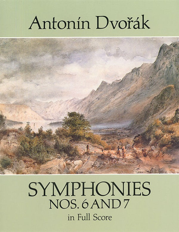 Dover Dvorak Antonin - Symphonies Nos. 6 And 7 In Full Score - Orchestra