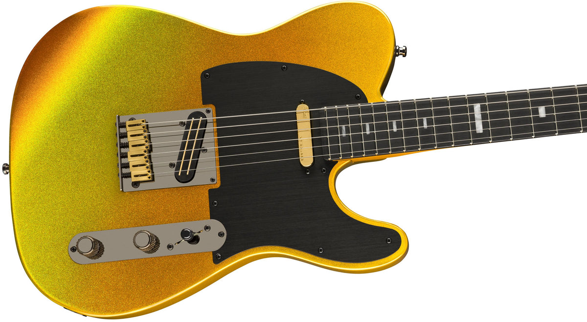 Telecaster American Ultra II 75 Anni Ebony Fingerboard Liquid Gold