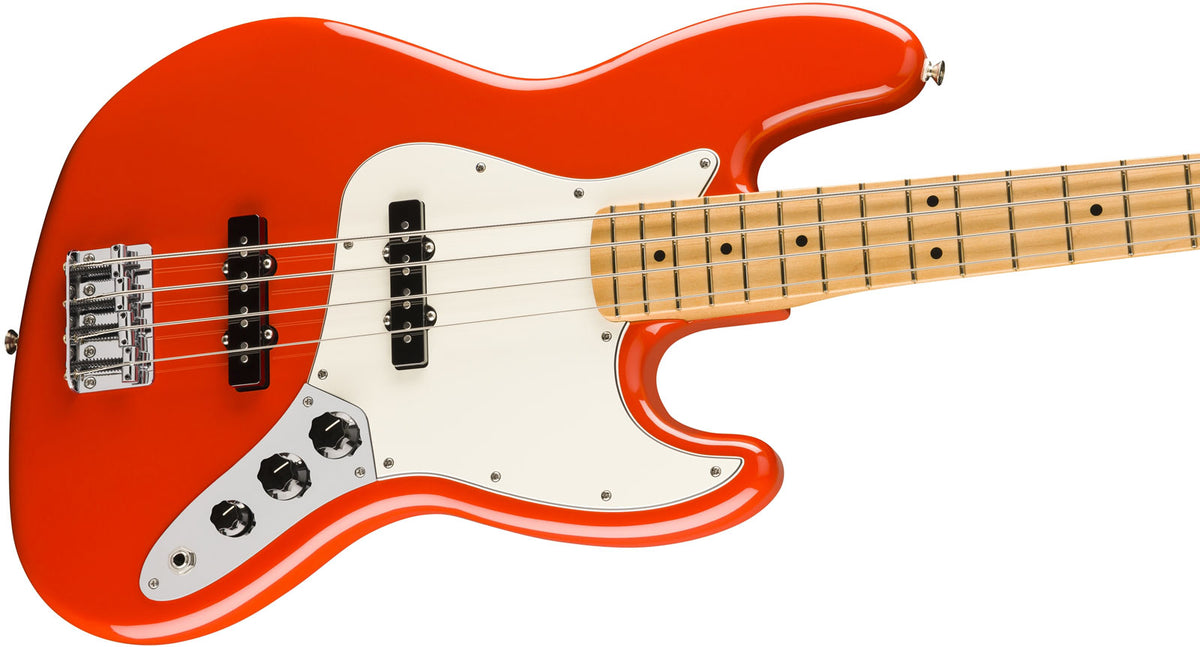 Jazz Bass Player II Mn Coral Red