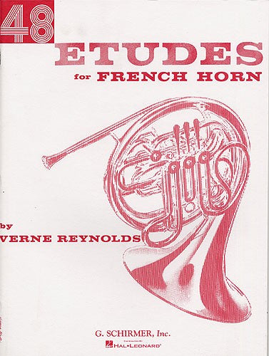 Schirmer Verne Reynolds - 48 Etudes For French Horn