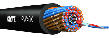 PW08X.A - 8 PAIRS MULTICORE AUDIO CABLE - 100M REEL