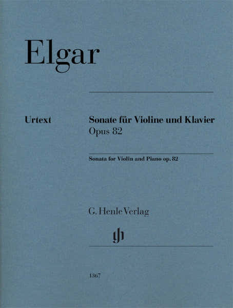Elgar Edward - Sonate Op.82 - Violon & Piano
