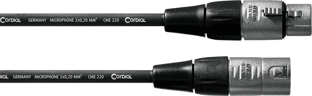 Cordial Cabo de Microfone XLR 10 M
