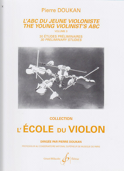 Billaudot Doukan Pierre - L'abc Du Jeune Violoniste Vol.3