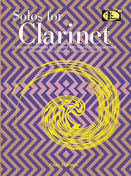 Carl Fischer Schmidt Denise - Solos For Clarinet - Clarinette & Piano