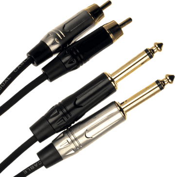JUST2RCA2J3 CABLE JUST 2 X JACK MONO 2 X RCA 3 M