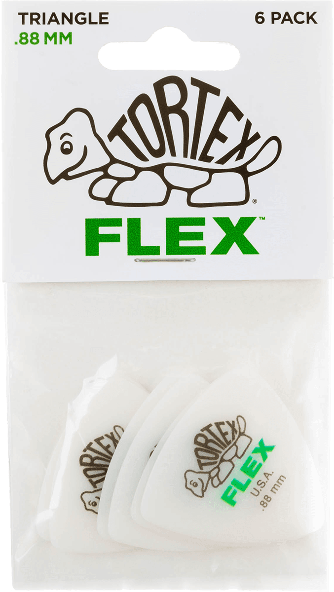 6 x 0,88mm Tortex Flex Triangle