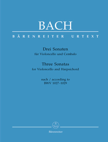 Bach J.S. - Três sonatas para violoncelo e cravo BWV 1027-1029