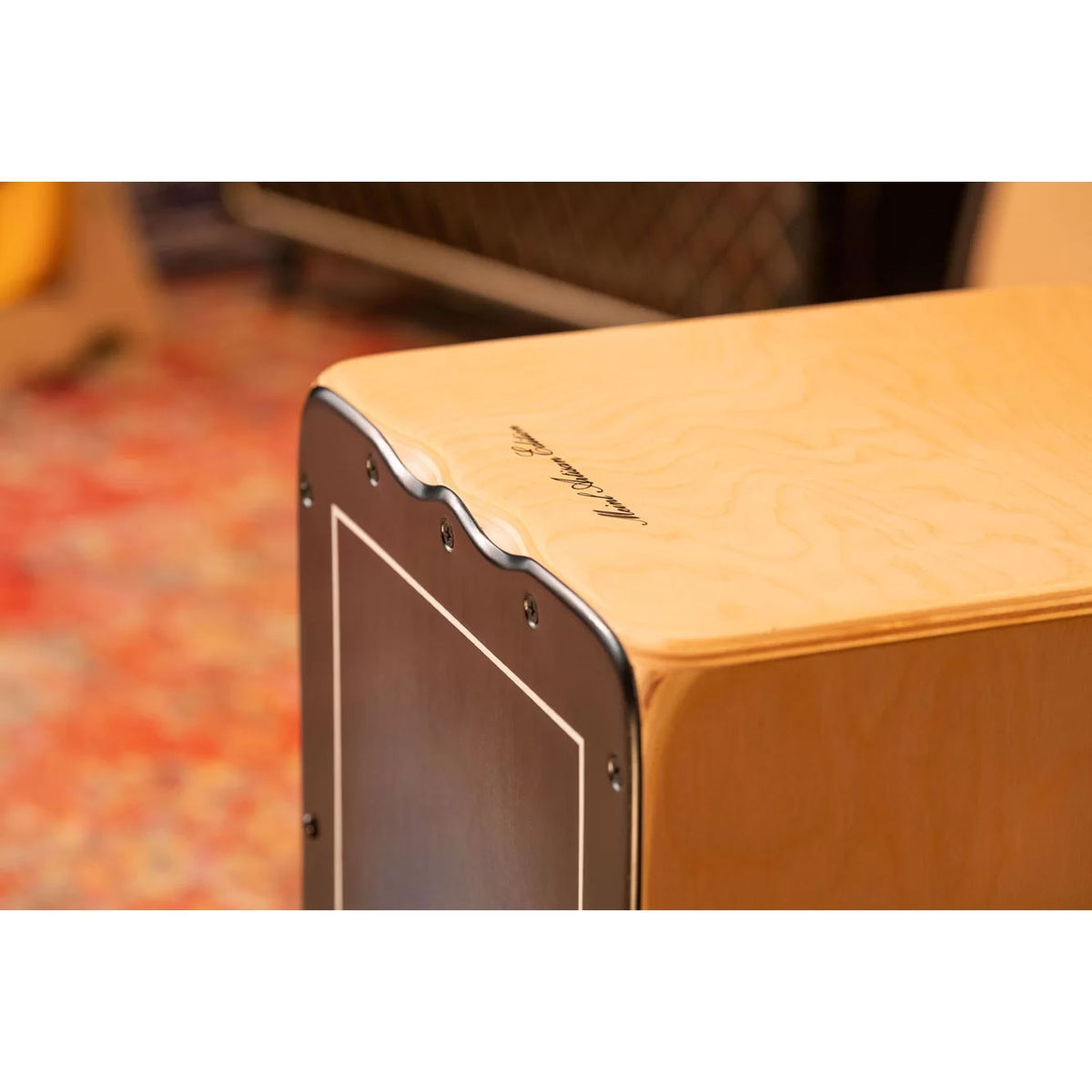 PERCUSSION ARTISAN EDITION CAJON TANGO LINE BLUE FADE