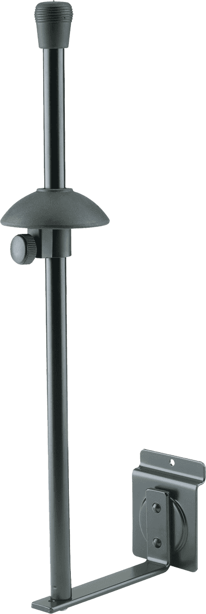 K&M 44250-000-55 SUPORTE PRETO PARA PAINEL DE SULCO DE TROMBONE
