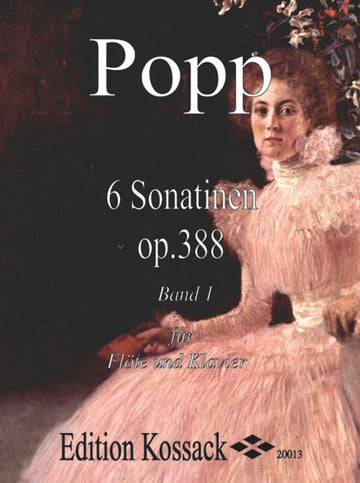 Popp W. - 6 Sonatinen Op. 388 Band 1 - Flauta e Piano
