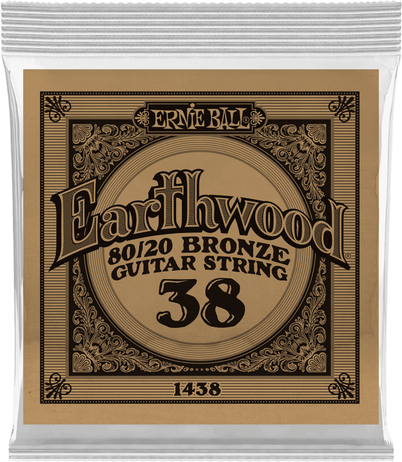 .038 EARTHWOOD 80/20 BRONZE ACOUSTIC GUITAR STRINGS