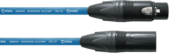 Cabo de microfone XLR 5 M Azul