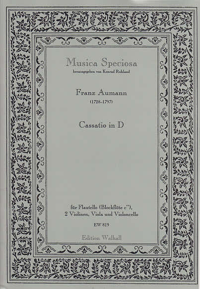 Aumann Franz - Cassatio In D