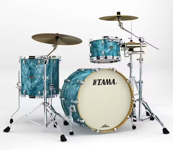 Tama STARCLASSIC WALNUT/BIRCH ROCK 22 DRUM KIT TURQUOISE PEARL