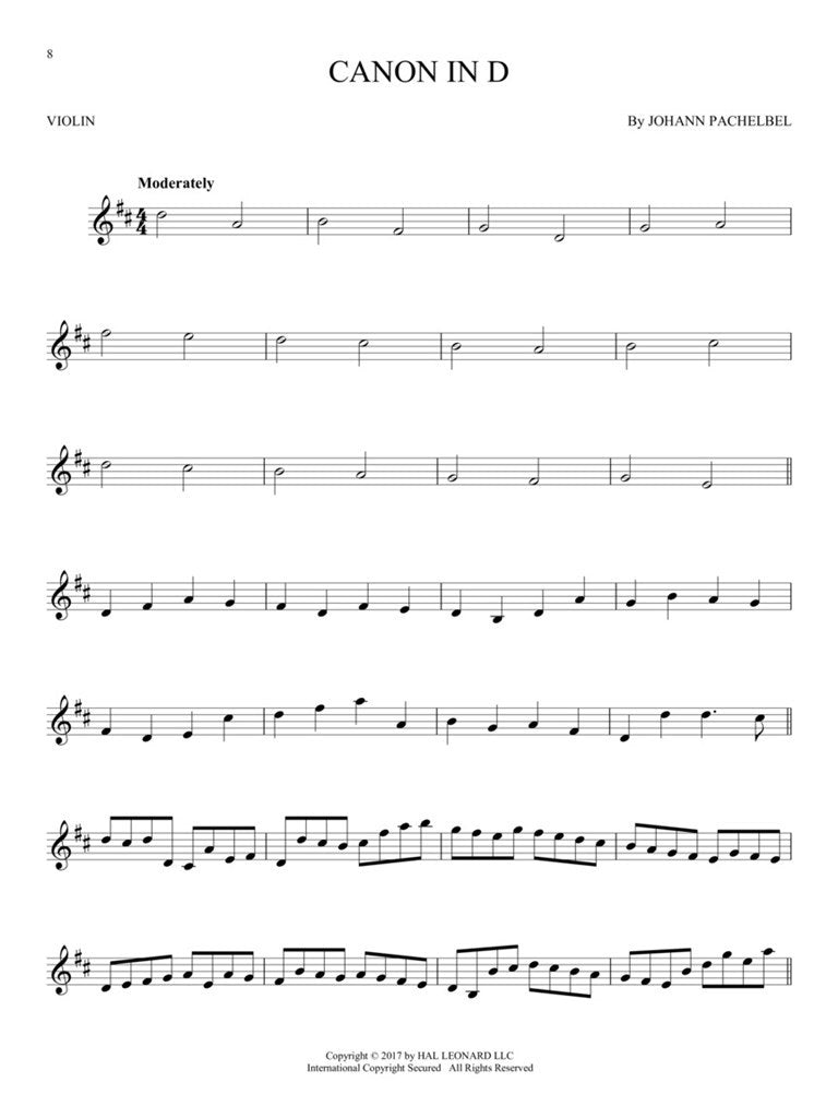 Hal Leonard As primeiras 50 músicas que deve tocar no violino
