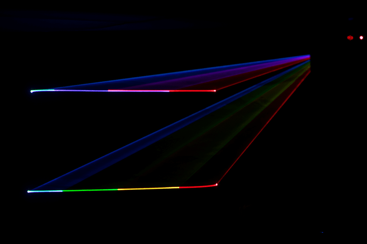 SPECTRUM 1500 RGB - LASER POLICROMTICO VERDE VERMELHO AZUL