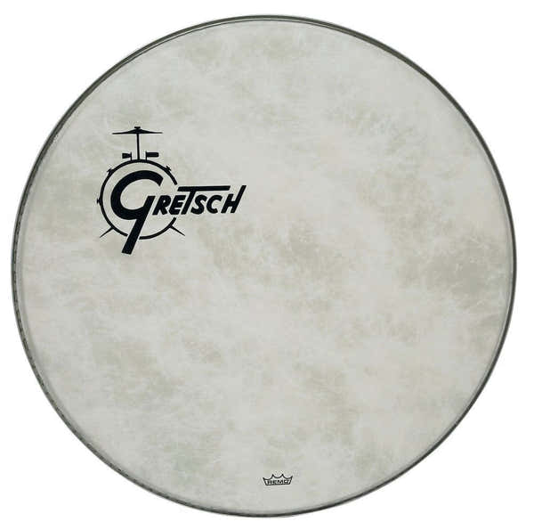 FIBERSKYN 20" LOGO GRETSCH DRUMS RESSONANCIA
