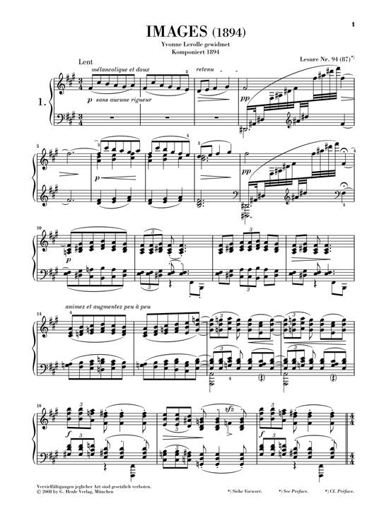 Debussy C. - Images (1894)