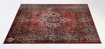 VPCLB-ORD Tapete Vintage Persian Club Series 1.63 X 1.42M Antiderrapante Vermelho Original