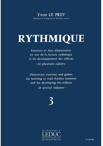 Rythmique Exercices et jeux - Vol. 3