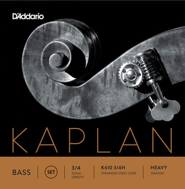 SET OF STRINGS FOR DOUBLE BASS KAPLAN NECK 3/4 TENSION HEAVY