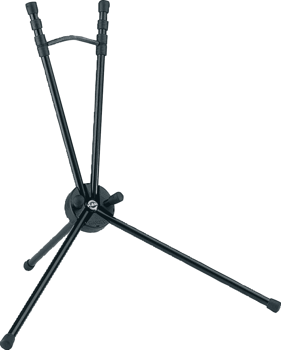 K&M 14350-000-55 Suporte Saxxy Preto Para Saxofone Tenor