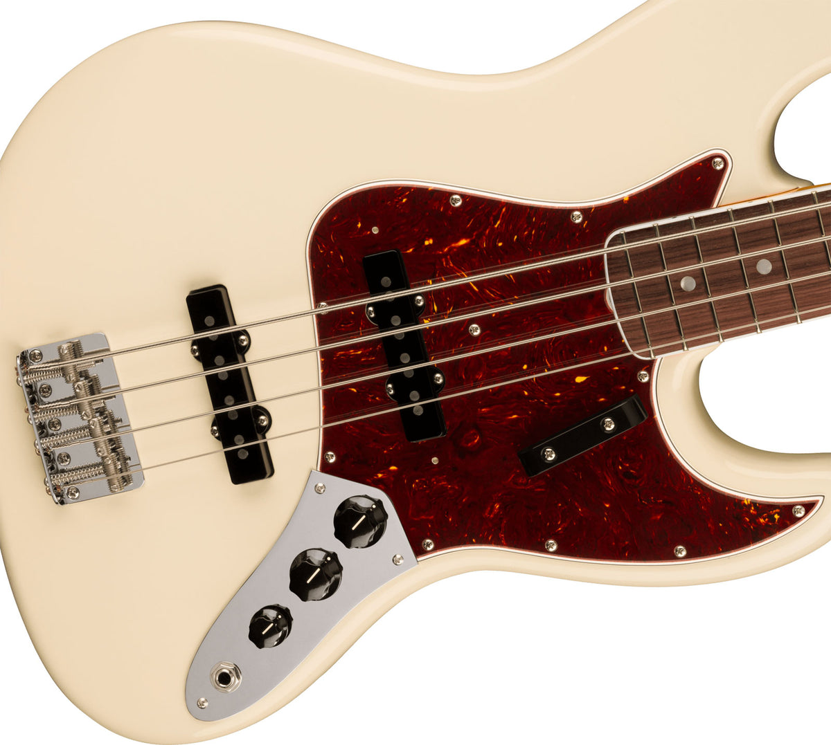 Jazz Bass 1966 American Vintage II Rw Branco olímpico