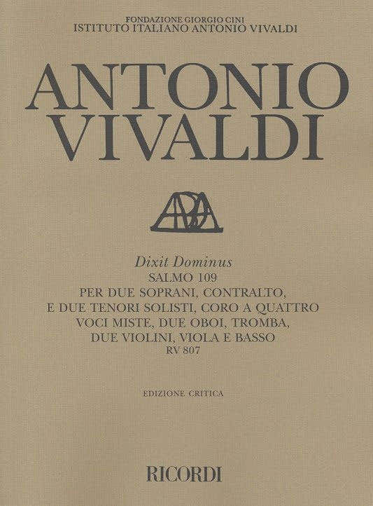 Dixit Dominus Salmo 109 Rv 807