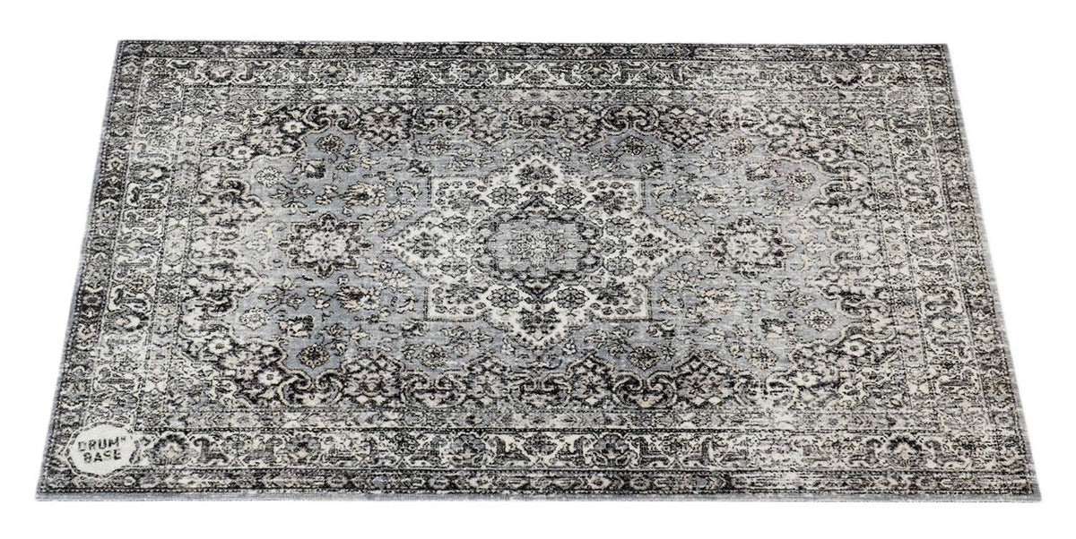 Drum N Base Tapete Vintage Persian 1.30 X 0.90M Antiderrapante - Cinzento