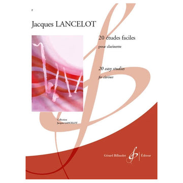 20 Études Faciles Clarinete Sib - Lancelot