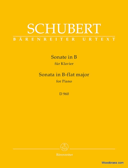 Schubert F. - Sonate In B D960 - Piano