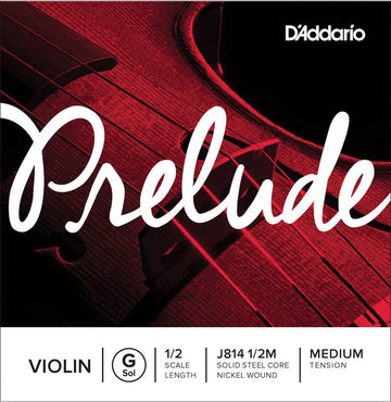 SINGLE STRING (G) FOR VIOLIN PRELUDE NECK 1/2 TENSION MEDIUM