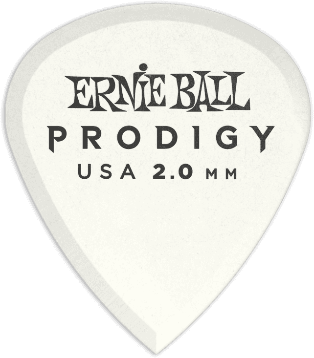 Palhetas Prodigy Saco de 6 Branco Mini 2mm