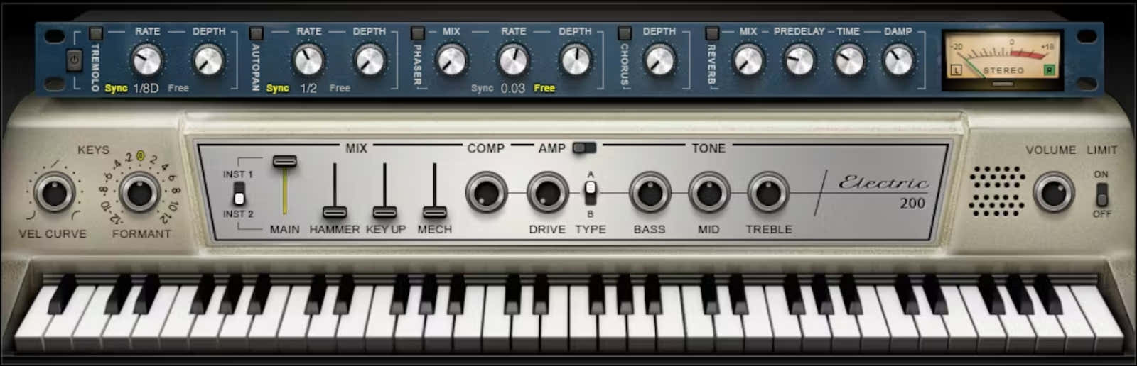 Piano elétrico 200
