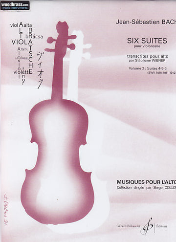 J.S. - Seis suites para viola Vol.2 Suites 4,5,6
