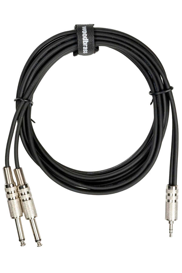 Cabo Mini Jack Estéreo / 2 Jack Macho - 3 m - AC26