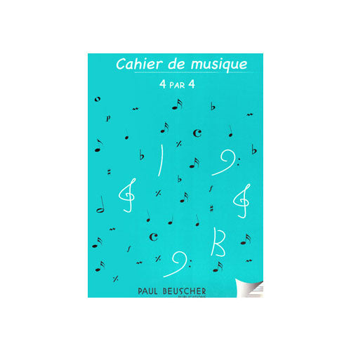 Paul Beuscher Publications Caderno De Música 16 Pautas + Encadernação Espiral