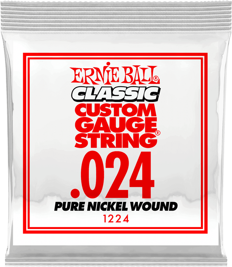 .024 CLASSIC PURE NICKEL WOUND ELECTRIC GUITAR STRINGS