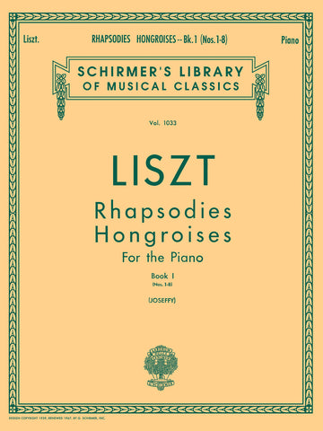 Rapsódias húngaras - Livro 1: n.os 1 - 8