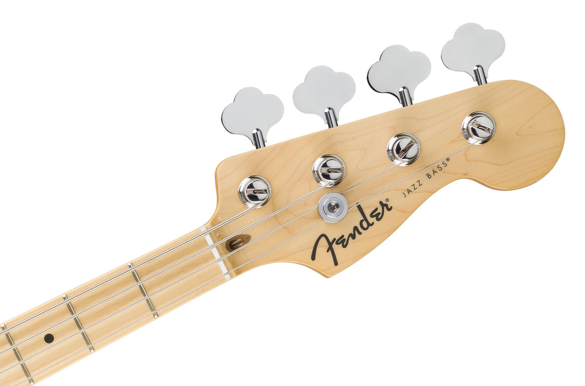 Jazz Bass standard MN escudo branco Aqua Marine Metallic