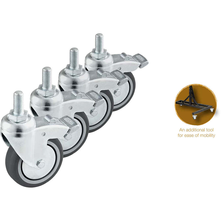 TMGS-W - 4 WHEELS SET ROUES FOR GONG STAND