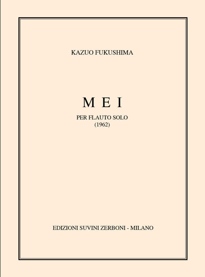 FUKUSHIMA K. - MEI - FLUTE