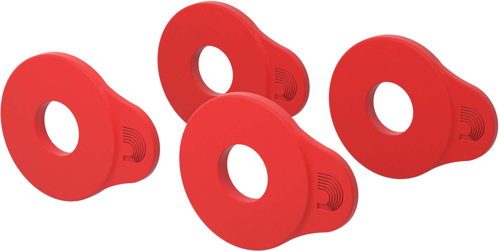 Flex Lock Strap Block 4-Pk Red