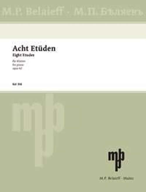 Skrjabin Alexander - 8 Etudes Op.42 - Piano