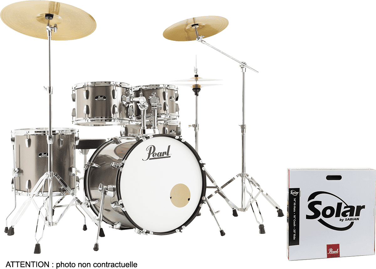 ROADSHOW FUSION 20 + B-50 BRONZE METALLIC + SOLAR CYMBALS
